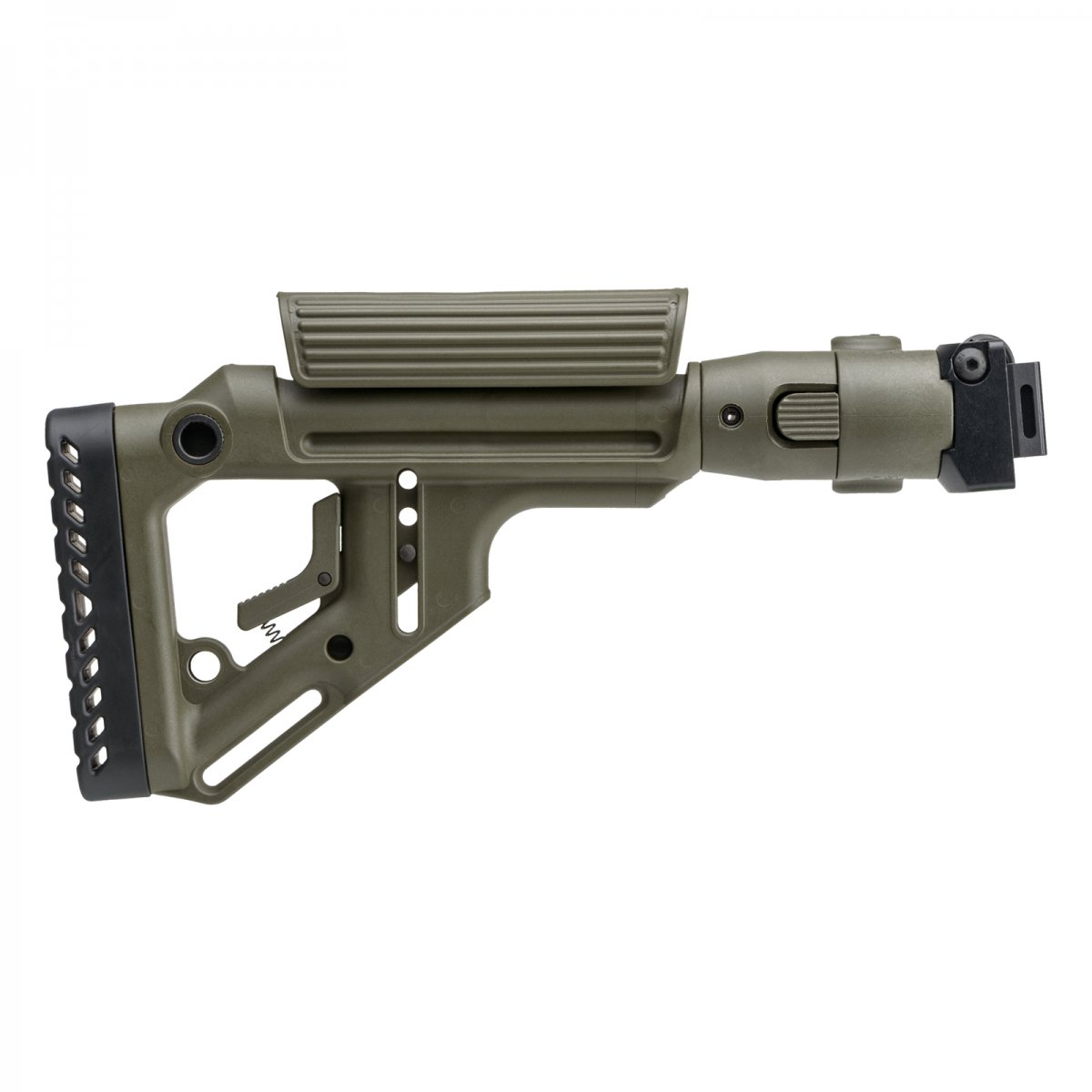 Sklopná pažba pro AKS-74U (krinkov) typ Galil-2 - polymerová zelená