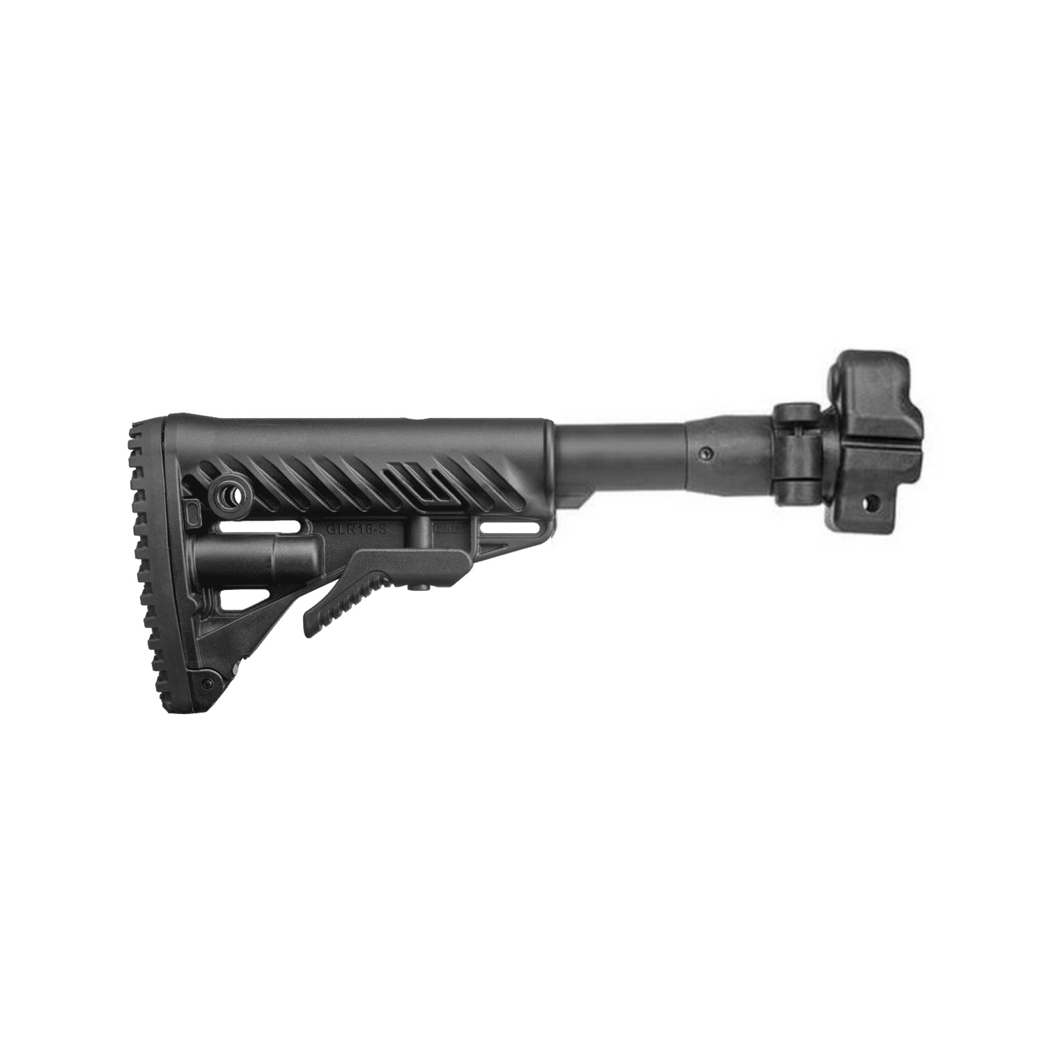 Sklopná pažba s koncovkou GLR-16 pro MP5 - černá