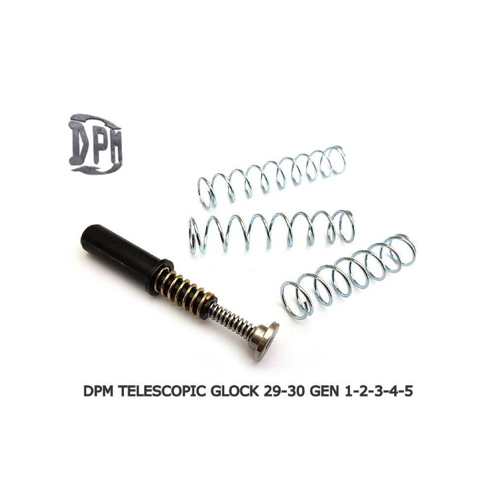 DPM Recoil Springs for Glock 29, 30, 30SF, 36 All Gen (Gen1, Gen2, Gen3, Gen4, Gen5) TELESCOPIC