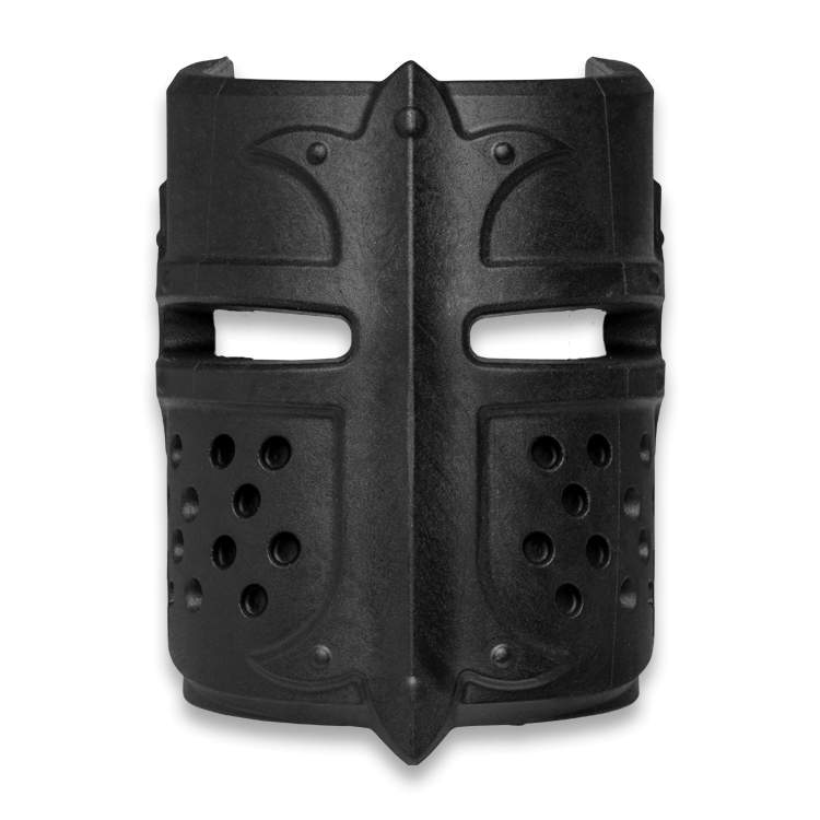 FAB Defense MOJO-C Magazine Well Grip for AR-15 with Cavalier Emblem - Black