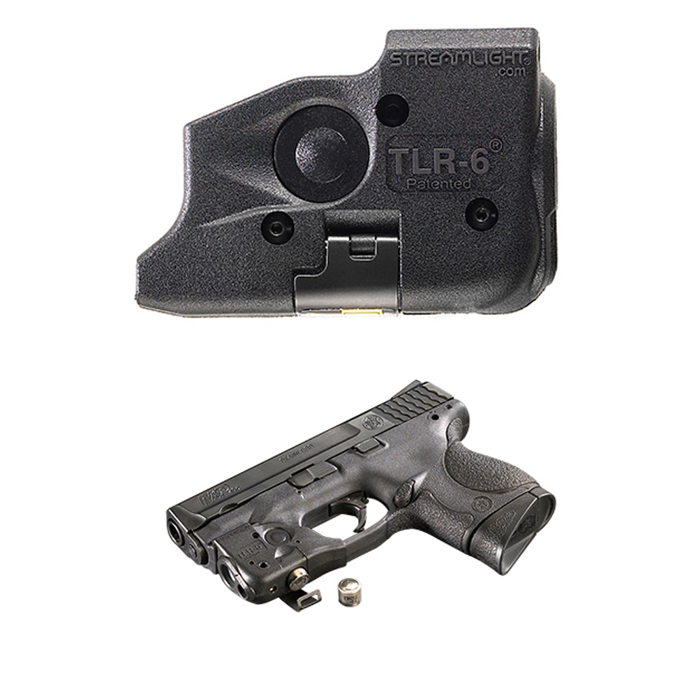 Streamlight TLR-6 svítilna s laserem pro Glock 17, 19, 21, 22, 23, 29, 35, 100 lm, červený laser