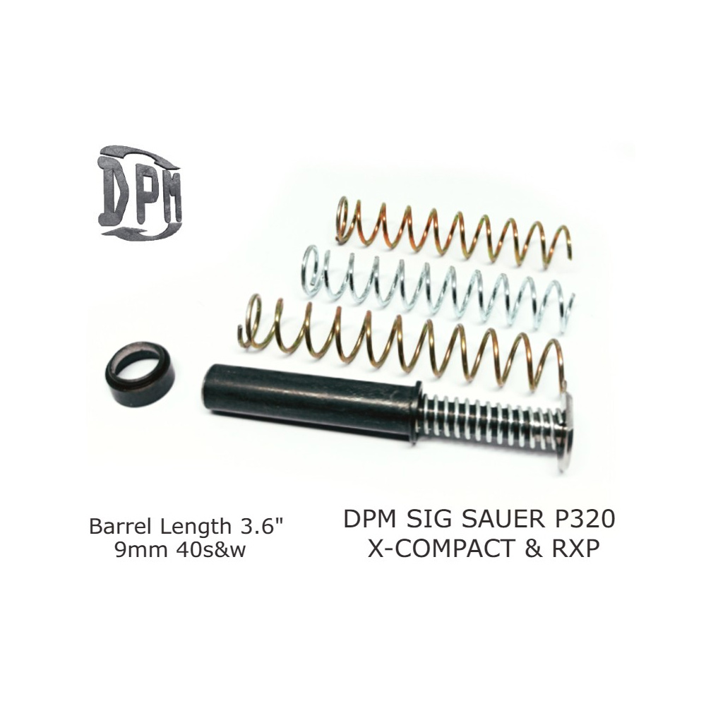 DPM Recoil Springs for Sig Sauer P-320 ΧCOMPACT  Barrel 3.6" (92 mm) (9mm, 40S&W)
