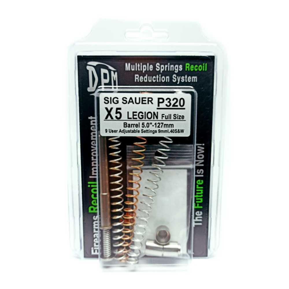 Vratná pružina DPM pro Sig Sauer P320 X5 (ONLY FOR LEGION VERSION) Barrel 5.0"/127mm (9mm/40SW) (9 uživatelských nastavení)