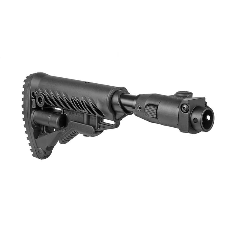 Folding Telescopic Stock with Recoil Absorber for Galil - Black