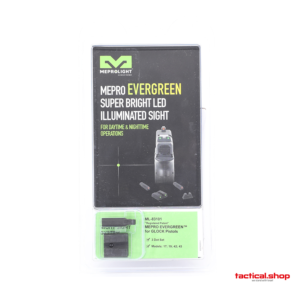 Meprolight Mepro Evergreen for Glock-Green Ring / Green LED-Square / Green