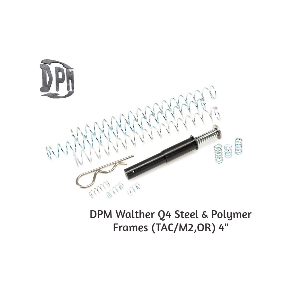 Vratná pružina DPM pro Walther Q4 Steel & Polymer Frames (TAC/M2, OR) 4"