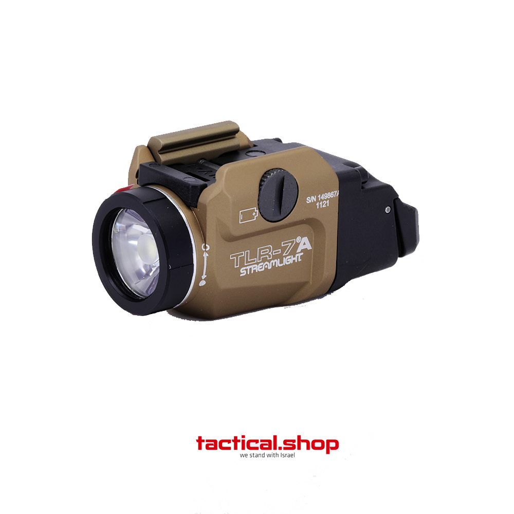 Streamlight TLR-7 A FLEX Svítilna s inovovanými spínači, podvěsná svítilna, 500 lm - hnědá