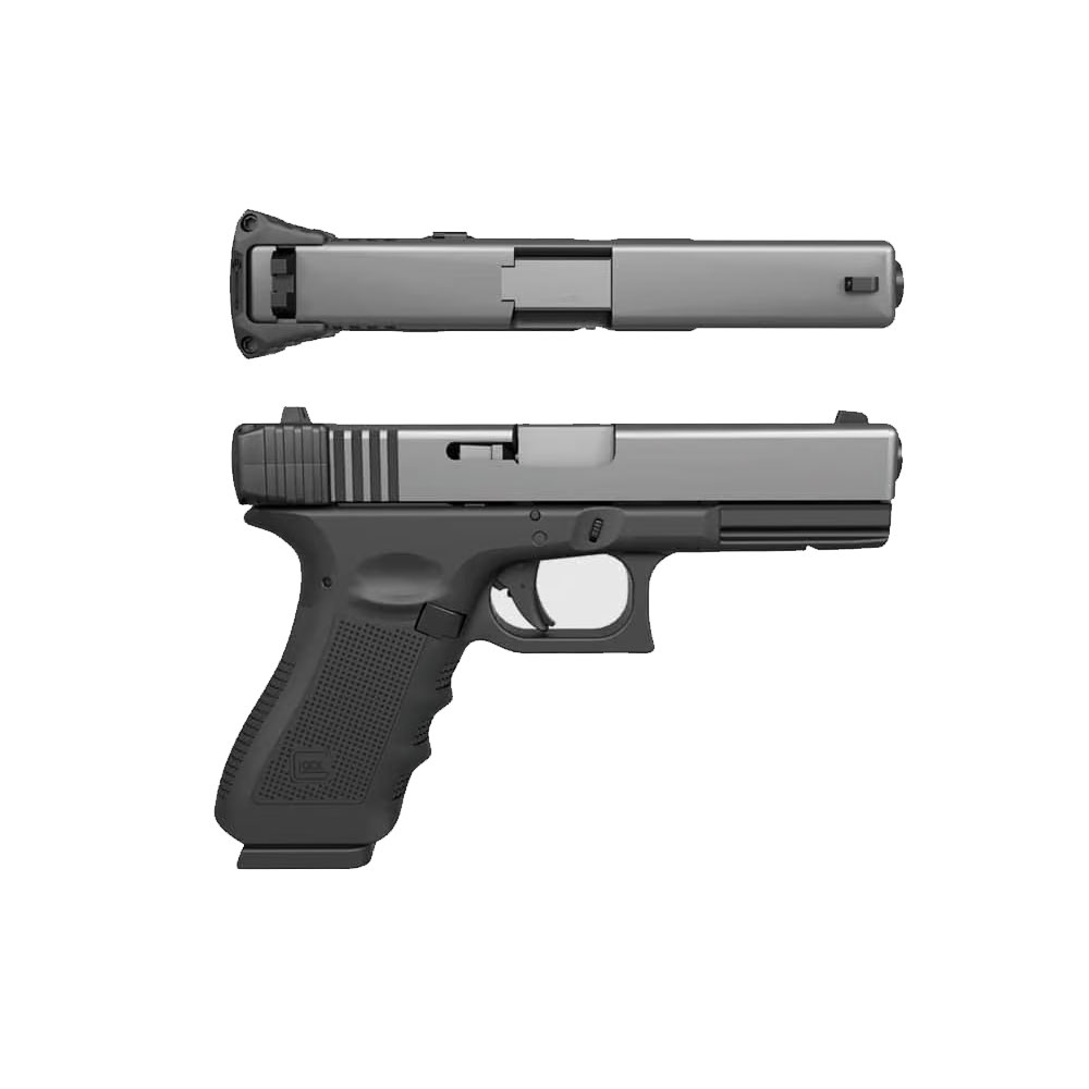 Zvětšený hmatník závěru Glock s dvouřadým zásobníkem