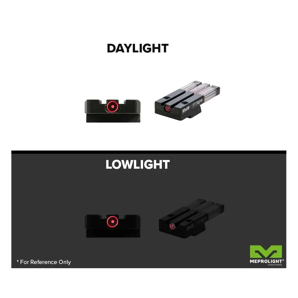 Meprolight FT Bullseye for RUGER MARK III/IV - červené hledí