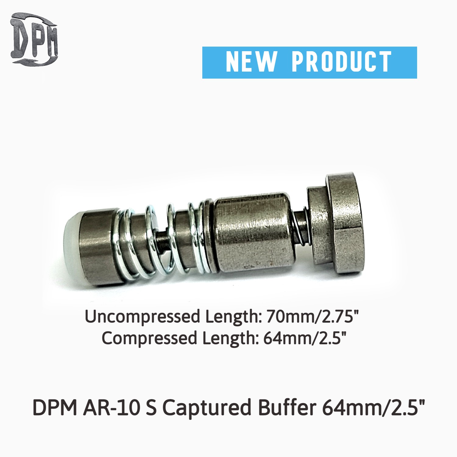 Buffer pro AR-10 S Captured Buffer (64mm/2.5")