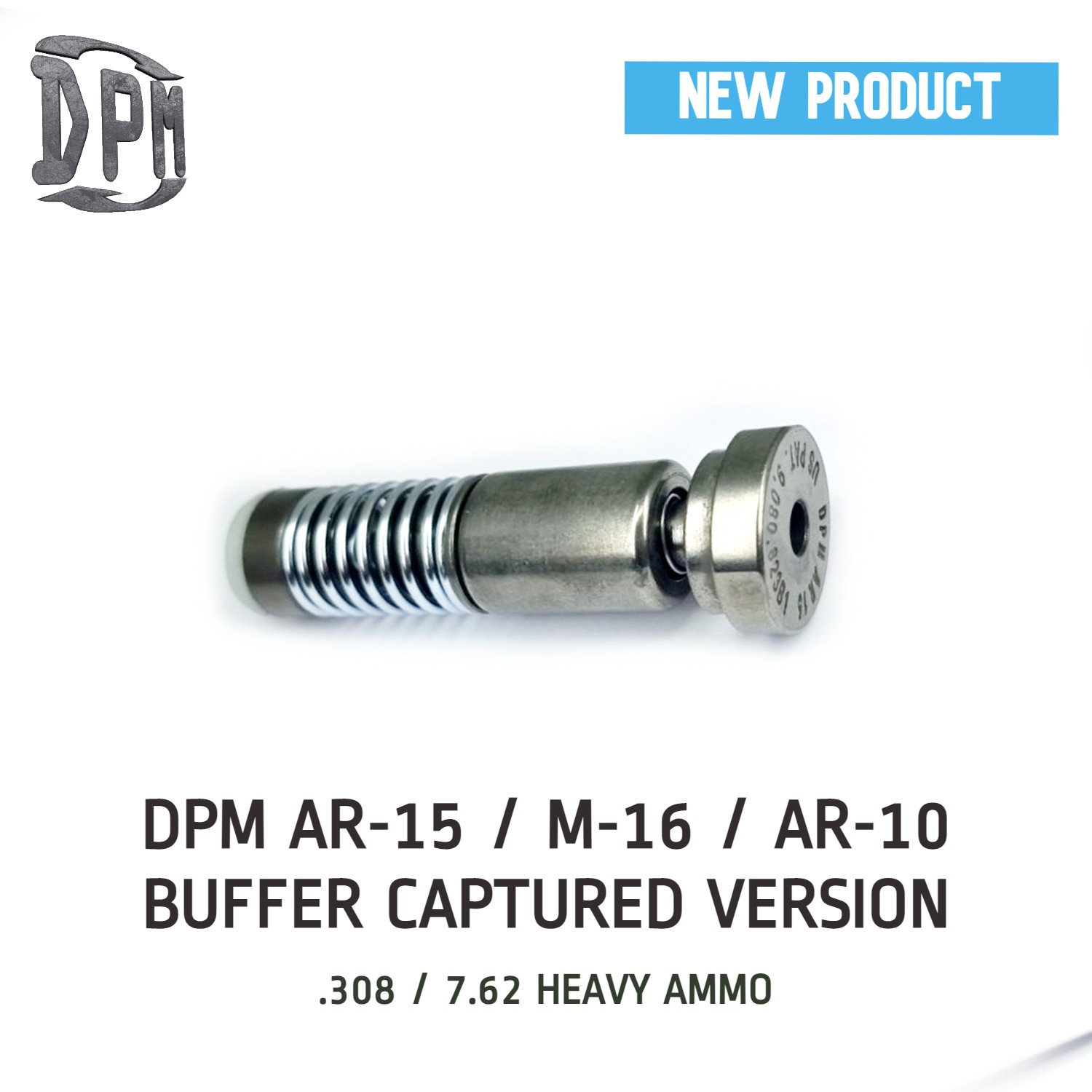 DPM Recoil Springs for REMINGTON AR-15/M-16 / AR-10 New Captured Version Heavy Ammunition (.308, 7.62)