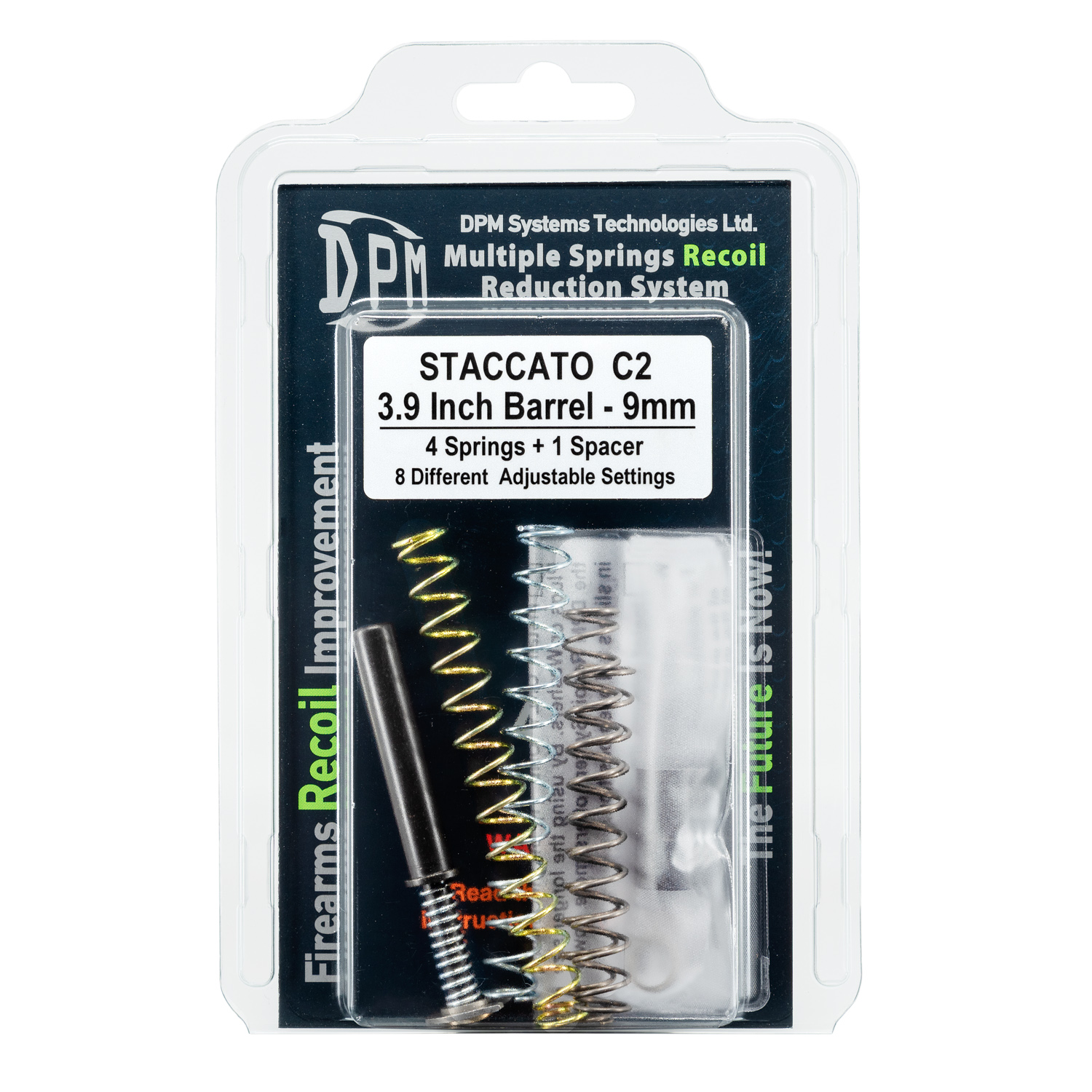 Vratná pružina DPM pro Staccato C & C2 3.9" Bull Barrel (8 uživatelských nastavení)