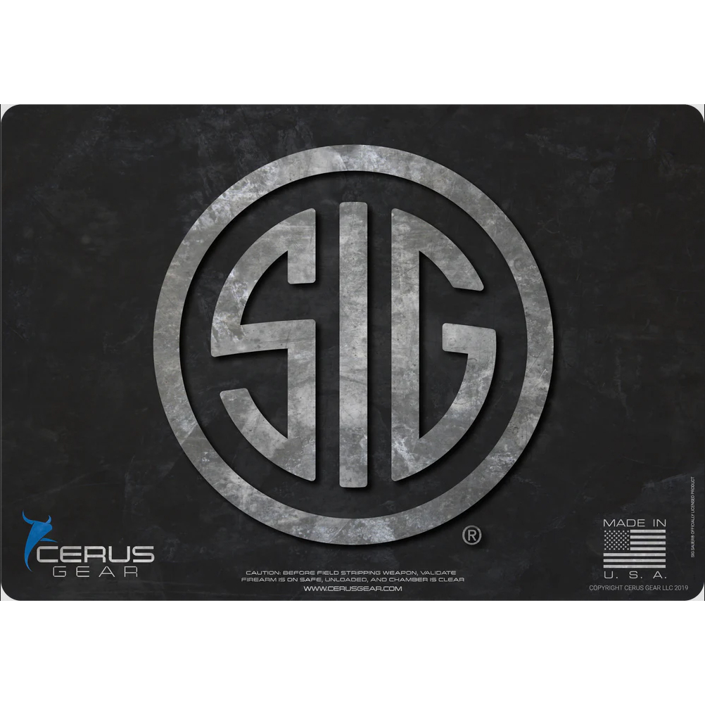 Cerus Gear SIG Sauer Cleaning Mat - Black