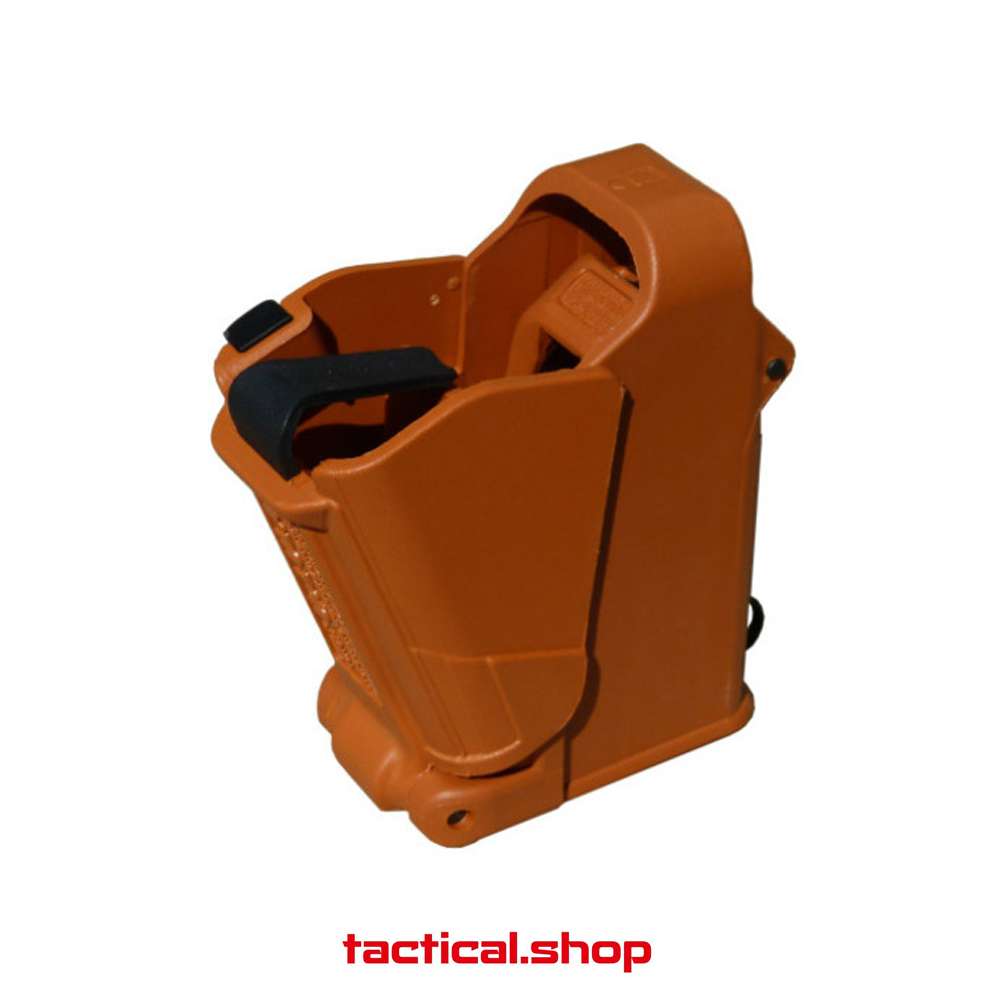 Rychlonabíječ / vybíječ pro pistolové zásobníky, 9mm - .45 ACP - oranžový