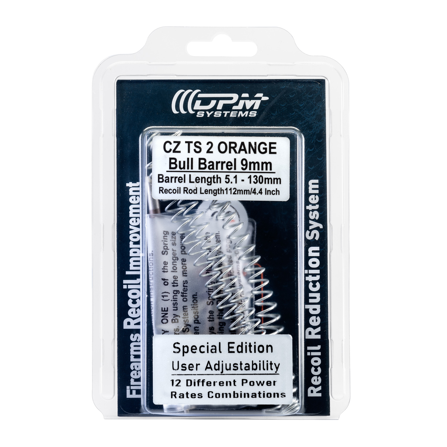 Vratná pružina DPM pro CZ TS 2 ORANGE 9mm Bull Barrel