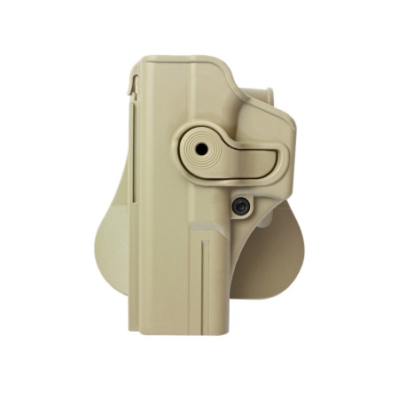 IMI Defense Retention Gun Holster for Glock 17/22/28/31/34 – Left Hand – Tan