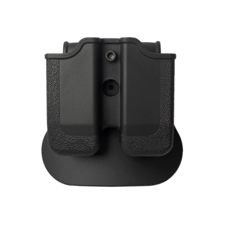 MP03 - polymerové pouzdro IMI Defense na 2 zásobníky (Beretta, Browning, Colt, CZ, EAA, Keltec, Magnum, SW, Sig, Taurus, Walther) - černé