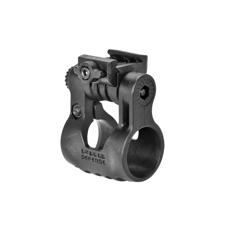 Rotating 1-Inch Flashlight Mount - Black