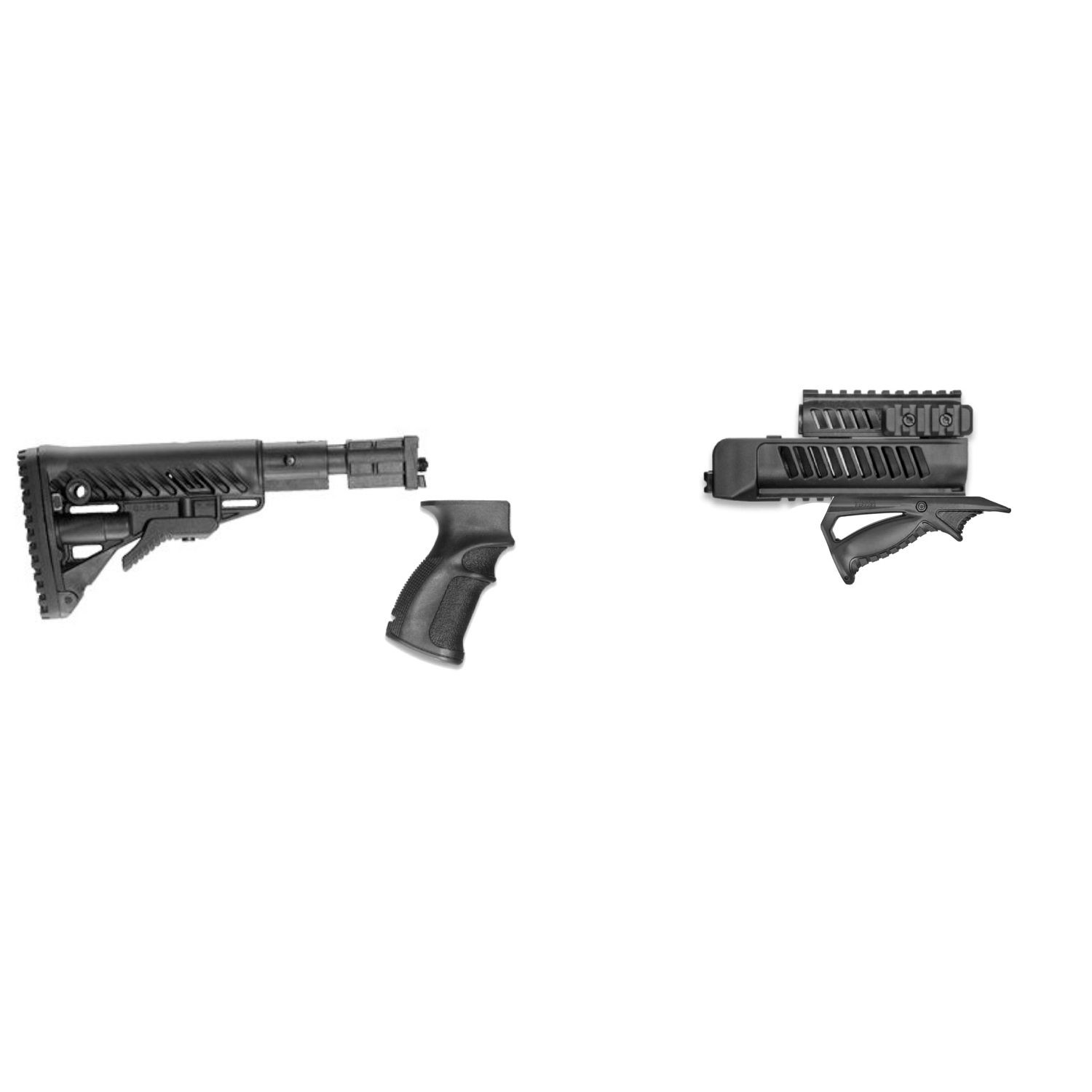 FAB Defense SET58Fixed FAB Defense Set for SA-58 with Fixed Stock - Black