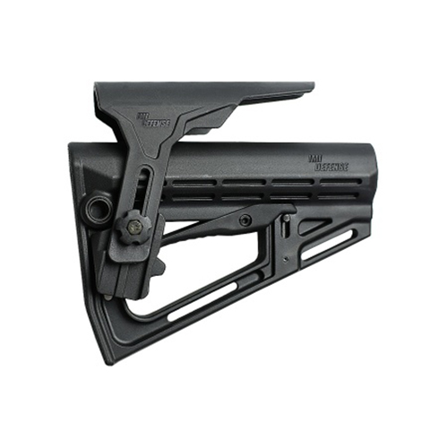 IMI Defense TS1 Standalone Stock with Cheek Risers - Black