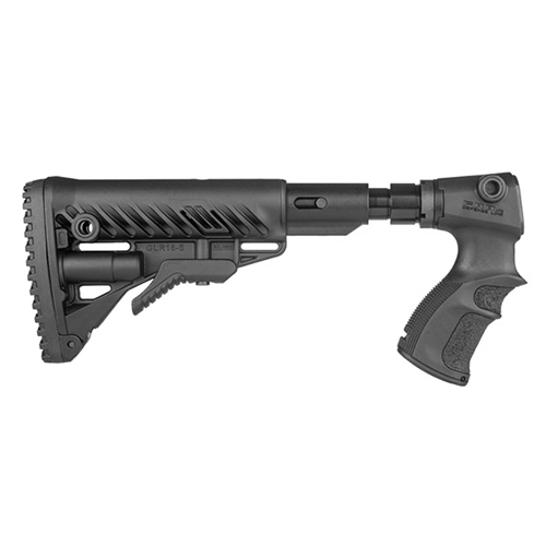 Teleskopická pevná pažba M4 s absorberem a pistolovou rukojetí pro Remington 870