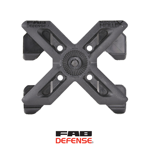 FAB MOLLEX Interchangeable MOLLE Reduction for Scorpus Holsters Type S - (M) - Black