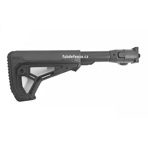 FAB M4-VZP-CORE Folding Telescopic Tube with GL-Core Stock - Black