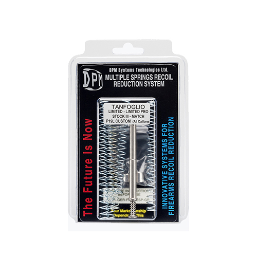 DPM Recoil Springs for TANFOGLIO Limited & Pro -P19L Custom-Stock III- Match (Barrel 125mm All Calibres)