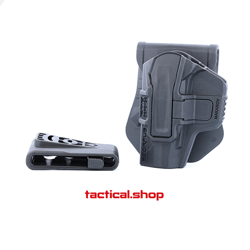 Scorpus Polymer Holster for Makarov - Left-Handed - No Retention - Black