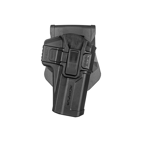 Scorpus Polymer Holster for Glock 21 with Retention (Paddle) - Right-Handed (Non-Rotating) - Black