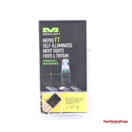 Meprolight FT Bullseye Glock Standard and Slimline (ne pro verzi MOS) - Red