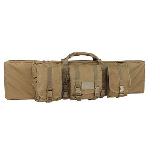 Taška na pušku 90 cm se 3 kapsami  - coyote brown