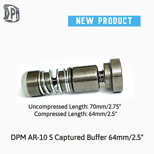 Buffer pro AR-10 S Captured Buffer (64mm/2.5")