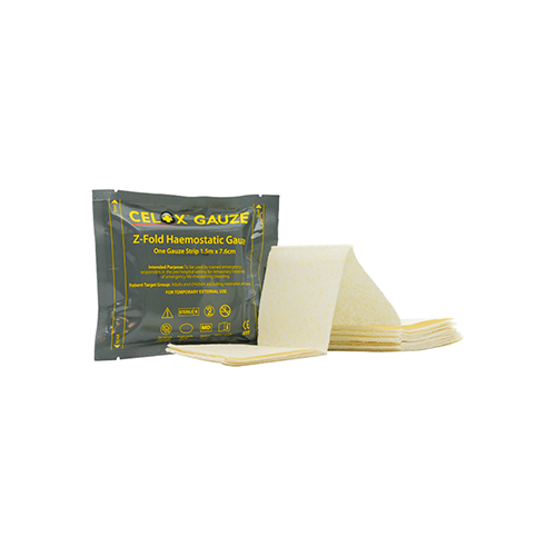 CELOX RAPID - hemostatická gáza 1,5 m - expirace 2027-08