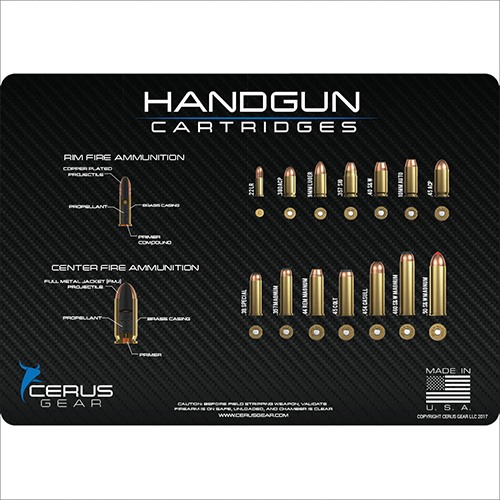 Cerus Gear CG-AMMO-BLK Gun Cleaning Pad - Various Ammunition Types