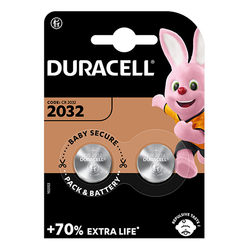 Baterie CR2032 Duracell 2 ks (blistr)