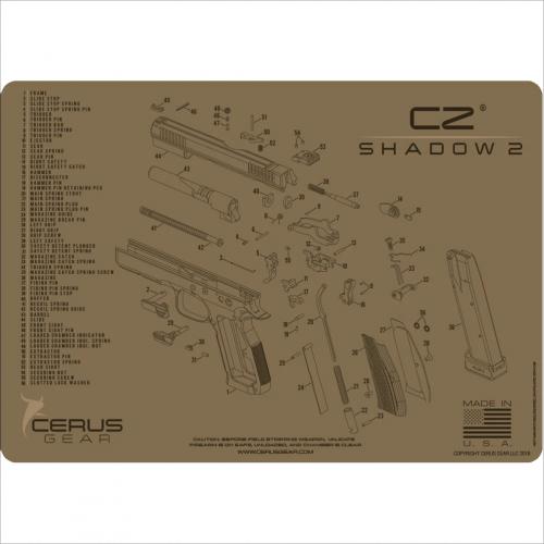 Cerus Gear CZ Shadow Schematic ProMat – Coyote Tan