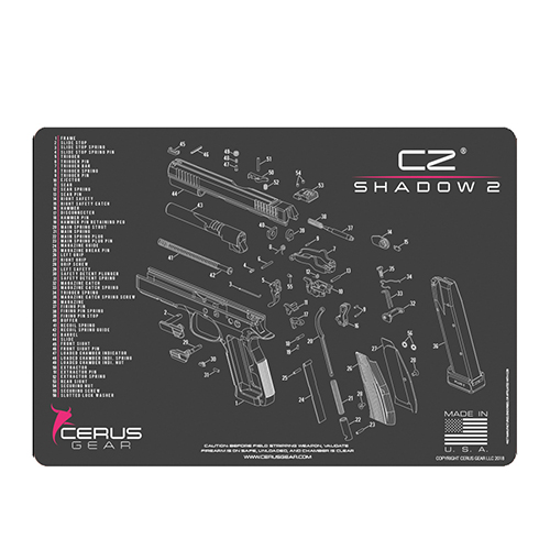 Cerus Gear CZ Shadow Schematic ProMat – Pink