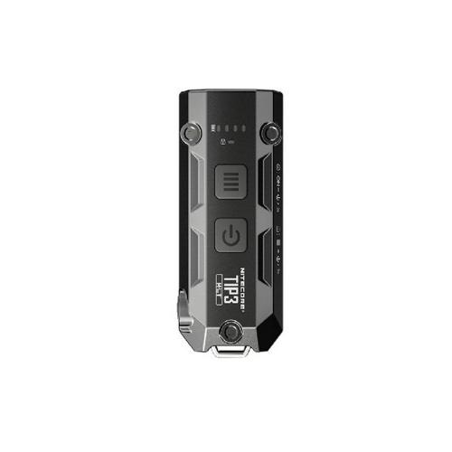 Kapesní svítilna NITECORE TIP 3 černá, 720lm, USB-C, Li-ion, 650 mA