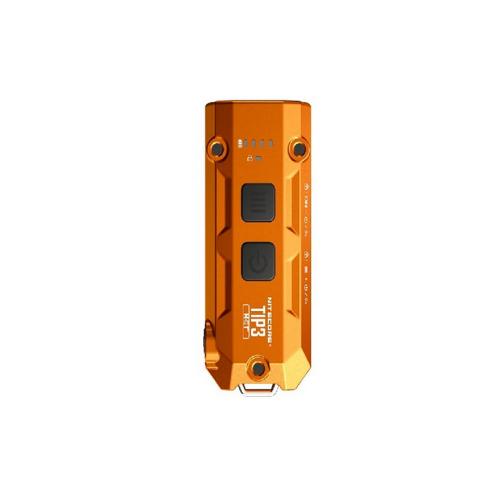 Kapesní svítilna NITECORE TIP 3 oranžová, 720lm, USB-C, Li-ion, 650 mA