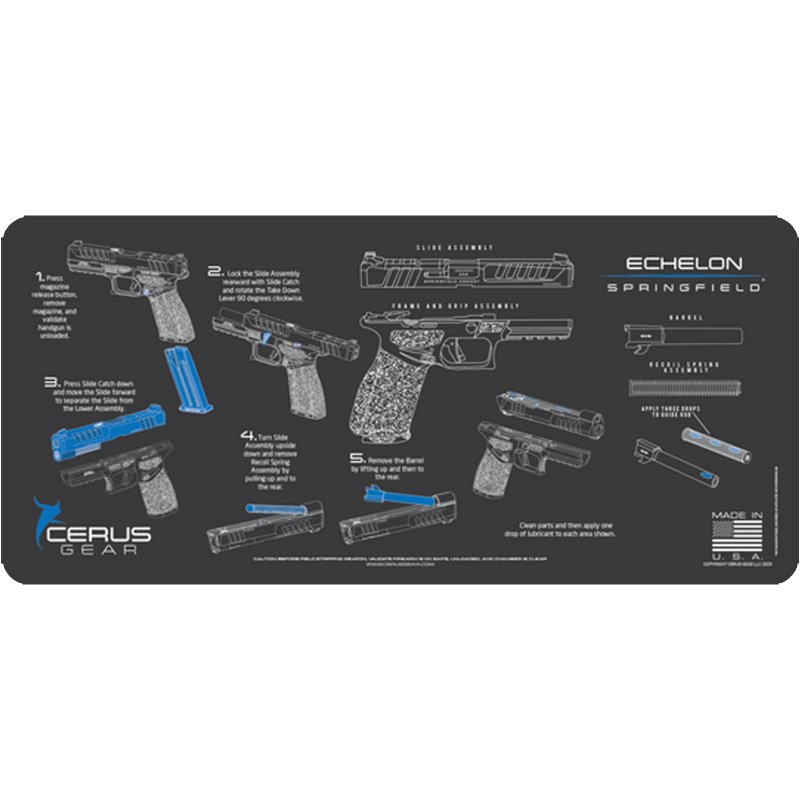 Springfield Echelon Instructional Gun Mat