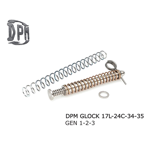 DPM Recoil Springs for Glock 17L, 24C, 34, 35 (Gen1, Gen2, Gen3)