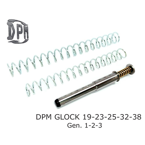DPM Recoil Springs for Glock 19, 23, 25, 32, 38 (Gen1, Gen2, Gen3)