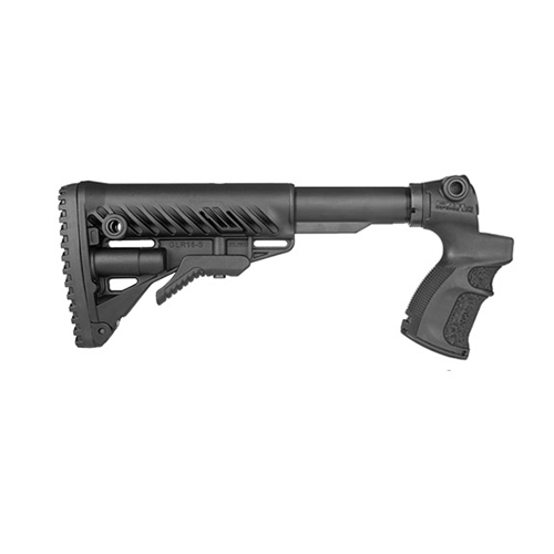 Teleskopická pevná pažba s pistolovou rukojetí pro Mossberg 500 černá