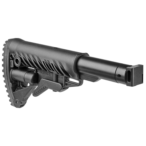Folding Telescopic Stock for Saiga - M4 Type (For Originally-Folding Saigas Only) - Black