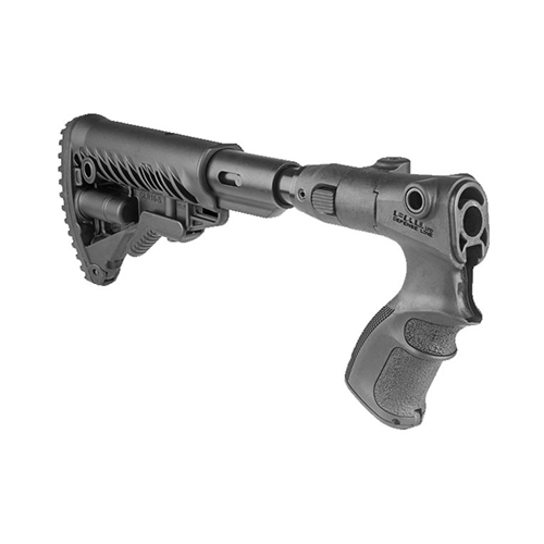 Teleskopická sklopná pažba s absorberem a pistolovou rukojetí pro Remington 870 černá