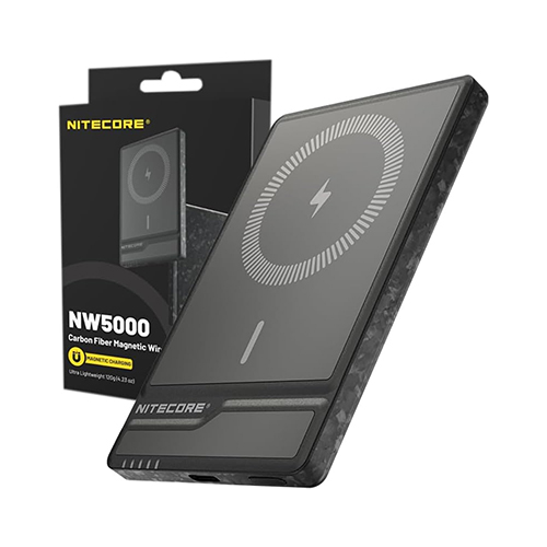 NW5000 powerbanka s bezdrátovým nabíjením, 5 000 mAh, USB-C