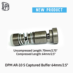 DPM Recoil Springs for REMINGTON AR-10 S Captured Version Buffer Length 64mm/2.5"