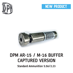 DPM Buffer AR-15/M-16 & PCC 9mm New Captured Version Standard Ammunition 5.56/2.23 (82mm/3.2")