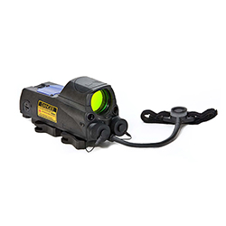 Kolimátor MOR PRO s laserovým značkovačem - zelený laser + IR 2.2 MOA Bullseye